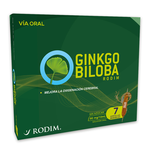 GINKGO BILOBA RODIM X 7 AMPOLLAS BEBIBLES