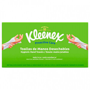 KLEENEX-TOALLA-MANO-DESECHABLE-PROACTIVE-CARE-X100