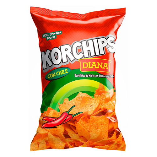 KORCHIPS CON CHILE 180 GR DIANA