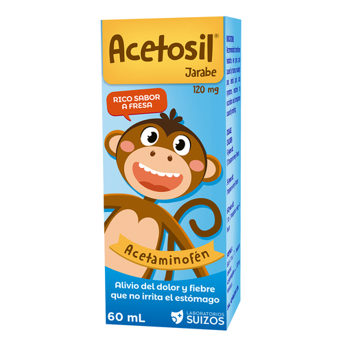 ACETOSIL INFANTIL JARABE FRASCO 60ML(Acetaminofen)