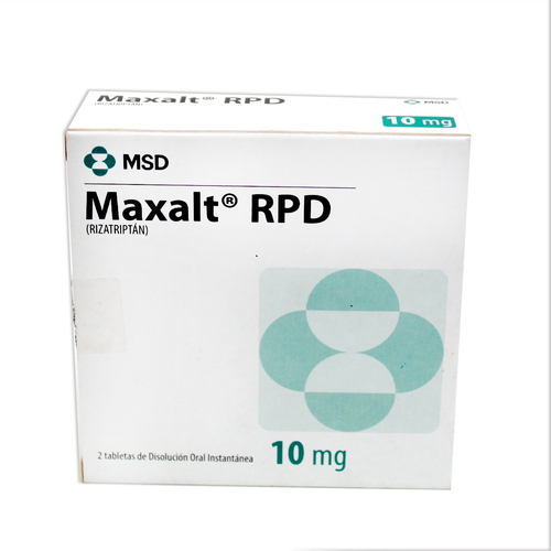MAXALT RPD 10MG X 2 TABLETAS