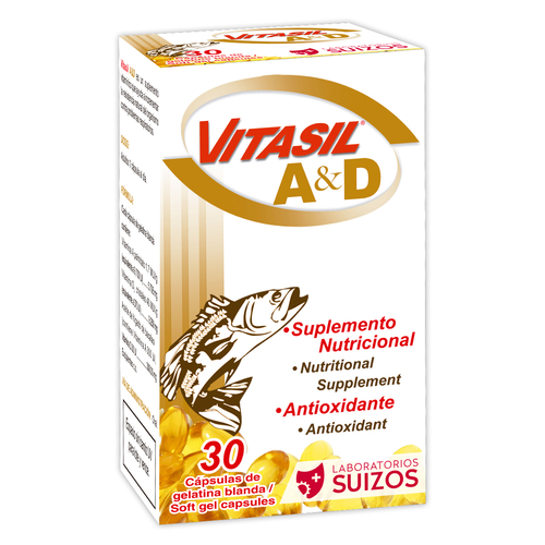 VITASIL A y D X 30 PERLAS (Vitamina A+D)