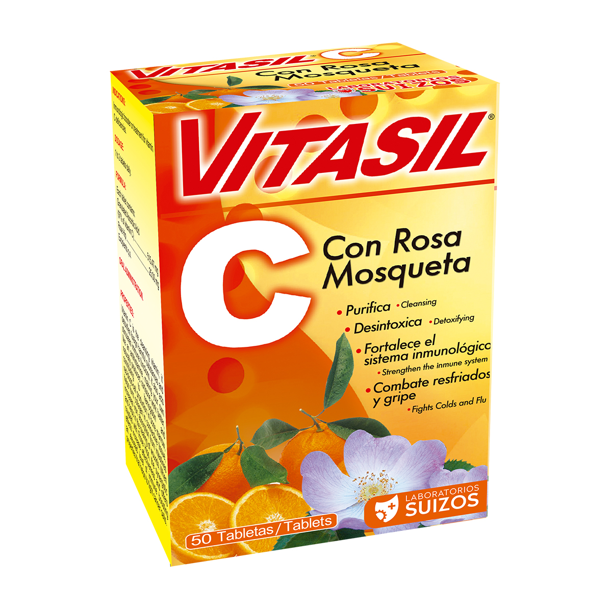 VITASIL C CON ROSA DE MOSQUETA X 50 TABLETAS