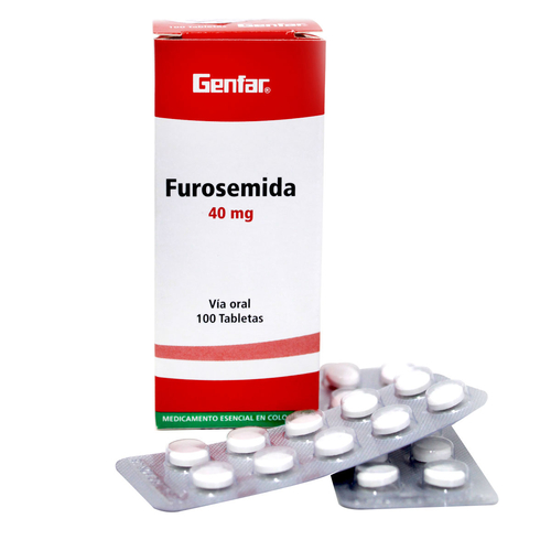 FUROSEMIDA GF 40MG X 100 TABLETAS