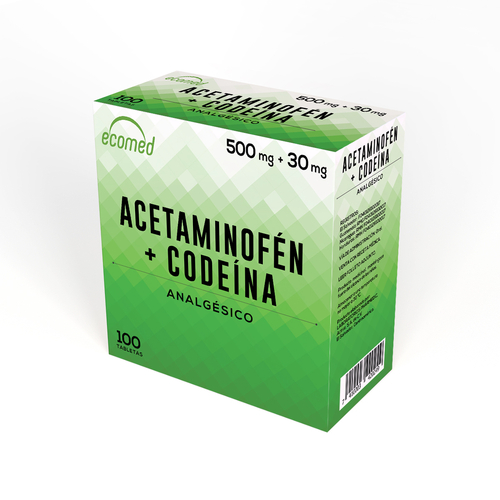 ACETAMINOFEN + CODEINA ECOMED X 100 TABLETAS