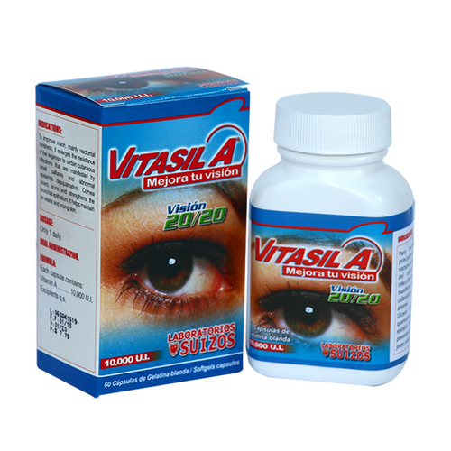 VITASIL A X 60 CAPSULAS (vitamina A 10000 UI)