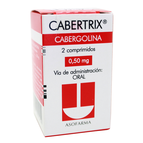 CABERTRIX 0.5MG X 2 COMPRIMIDOS